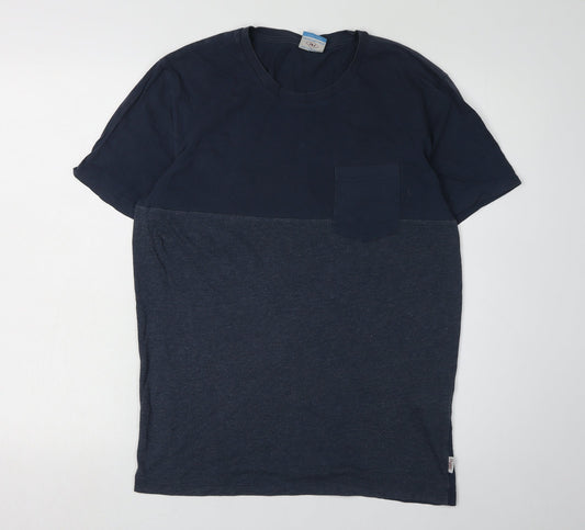 Jack & Jones Blue Colourblock Men's T-Shirt