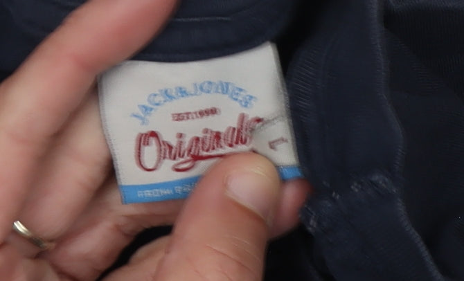 Jack & Jones Blue Colourblock Men's T-Shirt