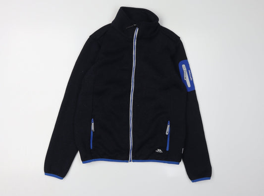 Trespass Boys Eco-Friendly Black & Blue Jacket 11-12 Years