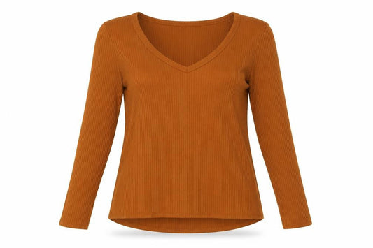 Womens UK Size M American Eagle Brown Polyester Blend T-Shirt