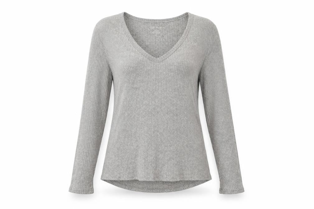 Womens UK Size M American Eagle Grey Polyester Blend T-Shirt