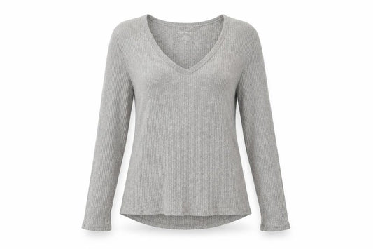 Womens UK Size M American Eagle Grey Polyester Blend T-Shirt