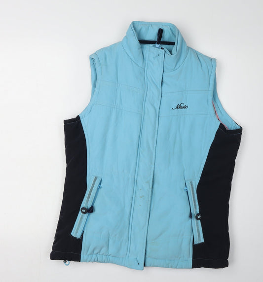 Musto Women's Blue Waistcoat Size 14 with Zipped Pockets