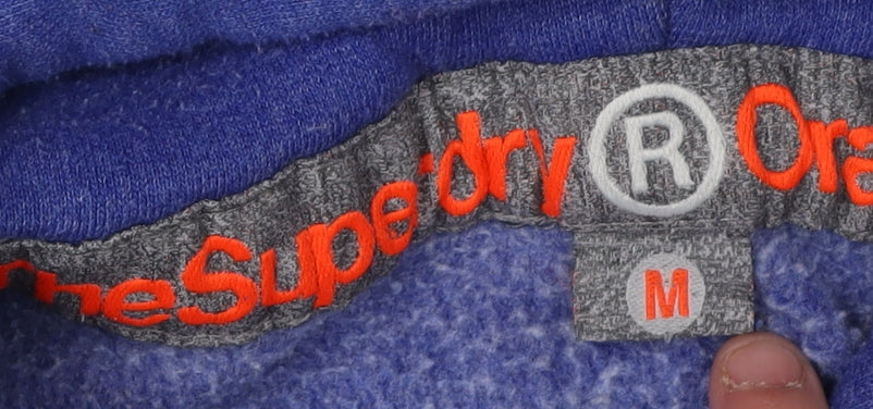 Superdry Men's Blue Pullover Hoodie M
