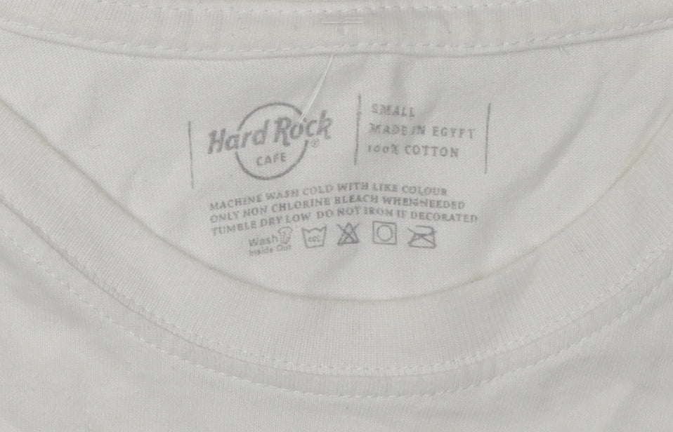Hard Rock Cafe Men’s White Music T-Shirt Size S