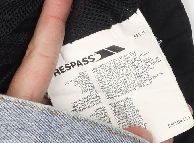 Trespass Men's Black Small Waterproof Windbreaker Jacket