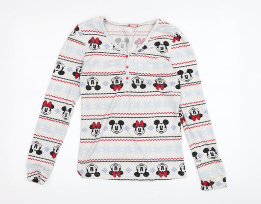 Disney Girls Pyjama Top, Multicoloured, Age 4-6, Long Sleeve