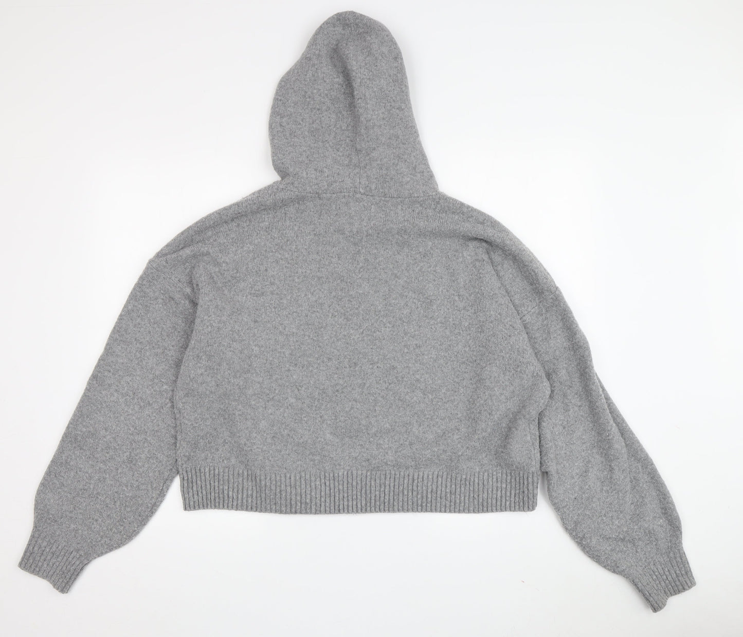 Hollister Women’s Grey Hoodie Jumper, Size S, Casual Chic