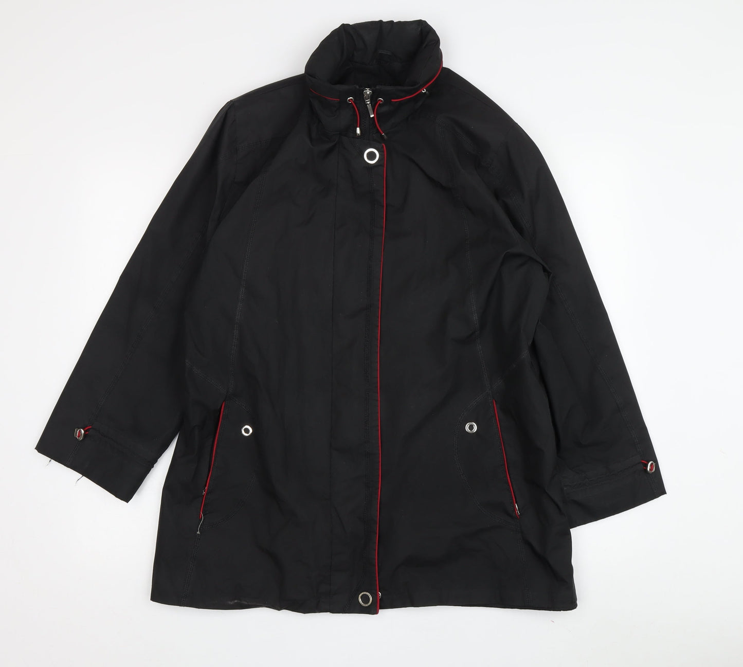 Klassik Women’s Black Rain Coat Size 14