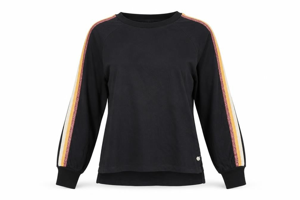 Womens UK Size XS Scotch & Soda Black Cotton T-Shirt