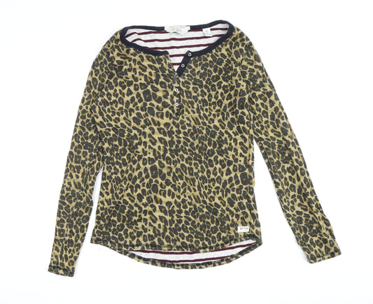 Scotch & Soda Women's Multicoloured Animal Print Blouse