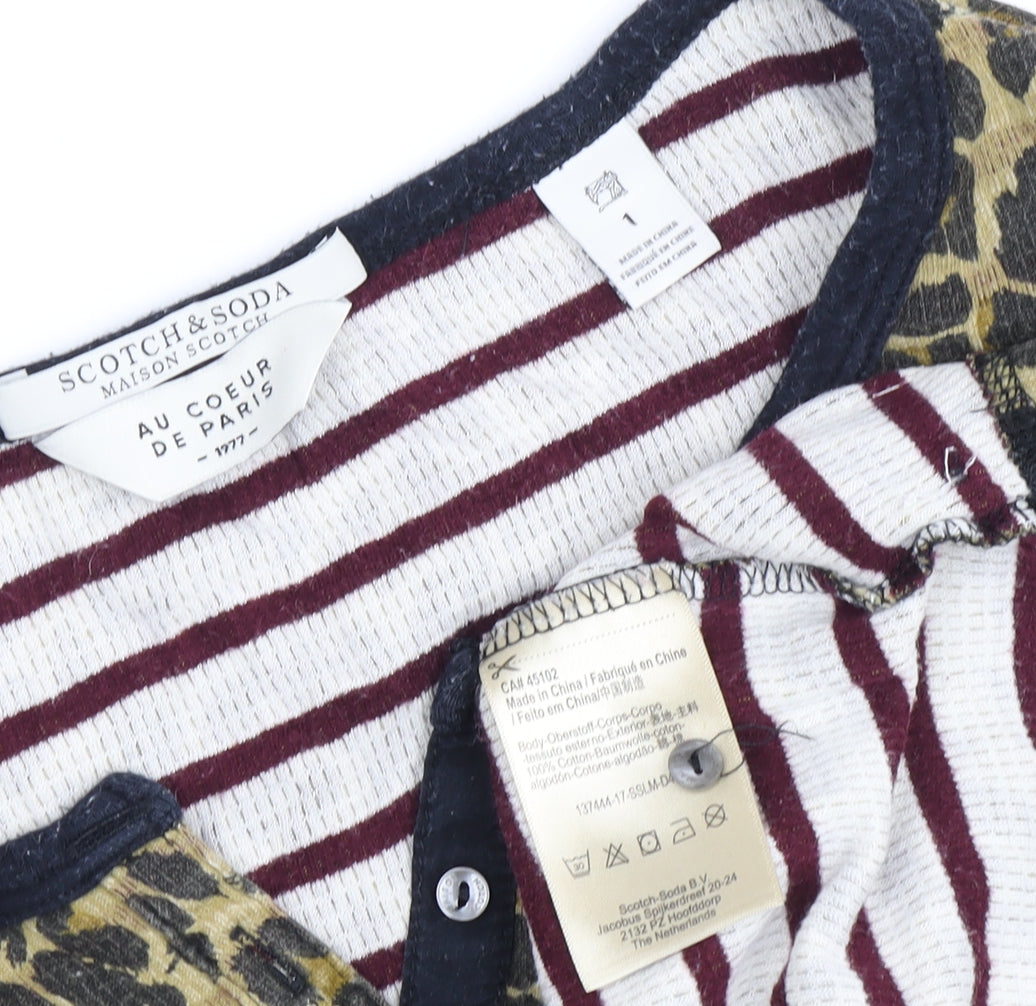 Scotch & Soda Women's Multicoloured Animal Print Blouse