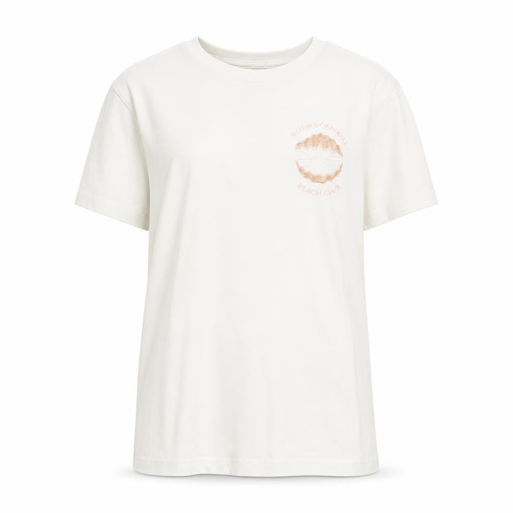 Front view of & Other Stories girls’ white t-shirt, size 12, classic style