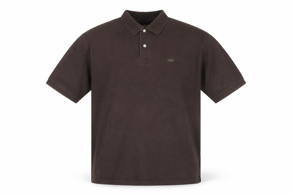 R. Logan & Sons Men's Brown Polo Shirt 2XL Casual