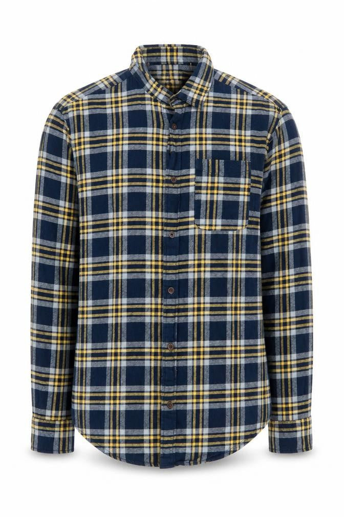 Jack & Jones Men's Blue Plaid Casual Shirt S