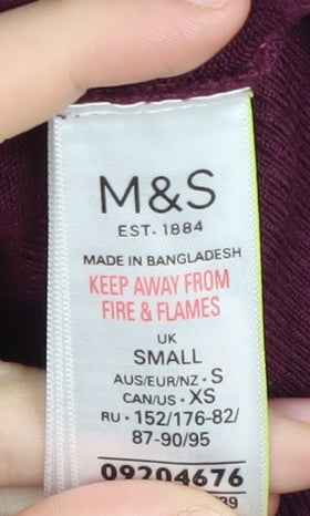 Marks and Spencer Women's Purple Cardigan S