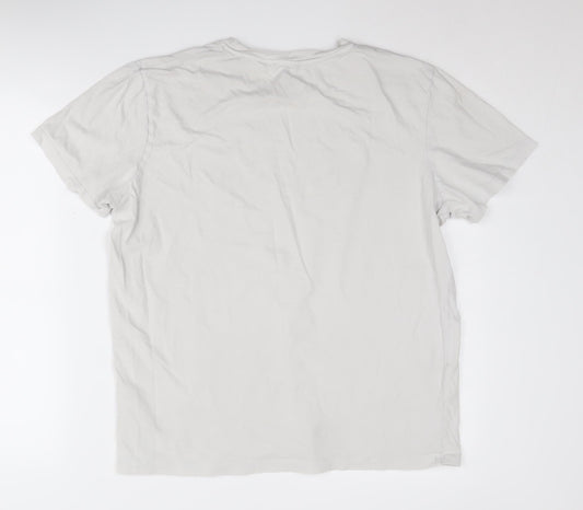 Jack & Jones Men's White XL Crew Neck T-Shirt