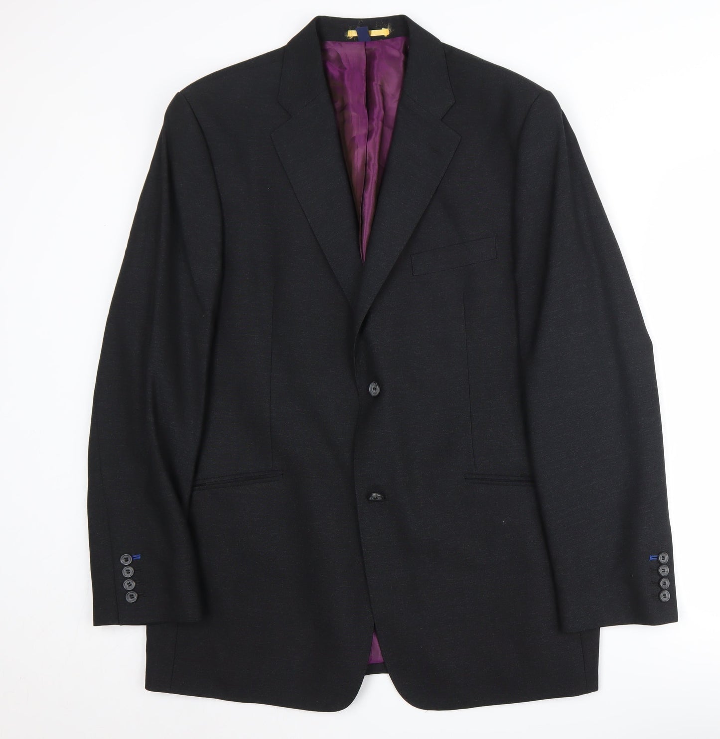 Boden Men's Black Blazer Jacket 42 Regular Wool