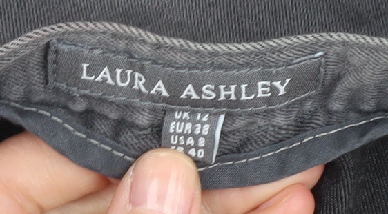 Laura Ashley Womens Grey Skinny Jeggings Size 14