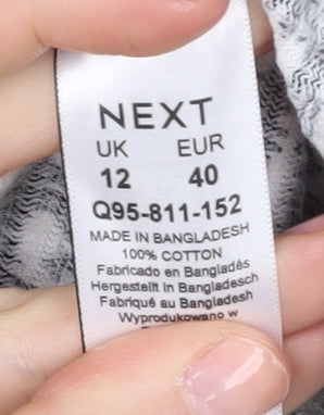 Next Women's Black Midi Pleated Skirt Size 12