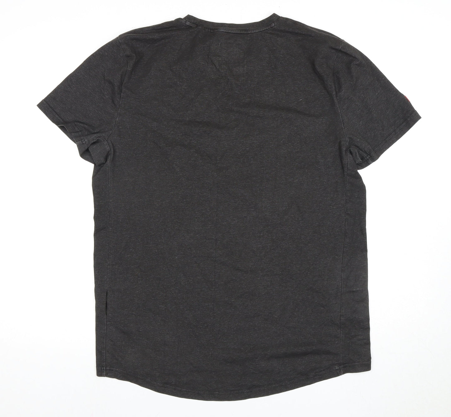Superdry Men's Black XL T-Shirt Short Sleeve Logo