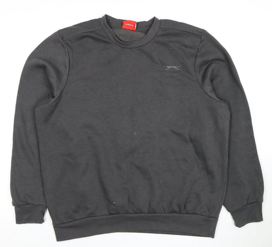 Slazenger Men's Black Pullover Sweatshirt, Size L