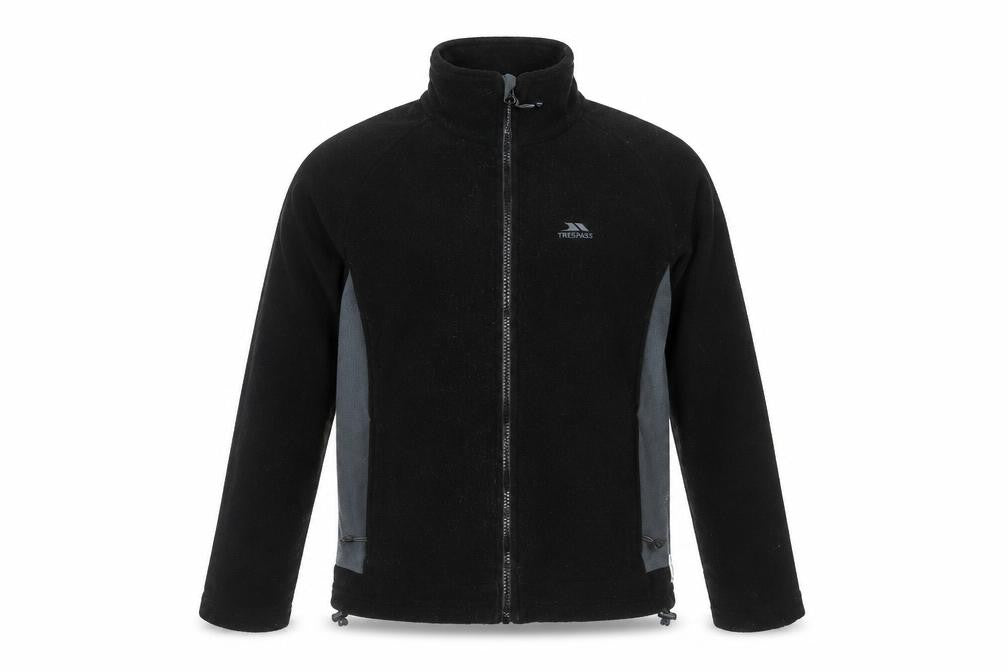 Trespass Men's Black Fleece Basic Jacket Size S