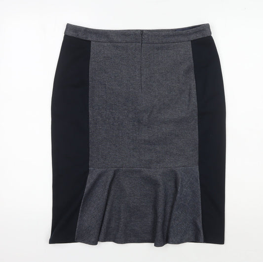 Viyella Women's Grey Pencil Skirt, Size 12, Business Casual