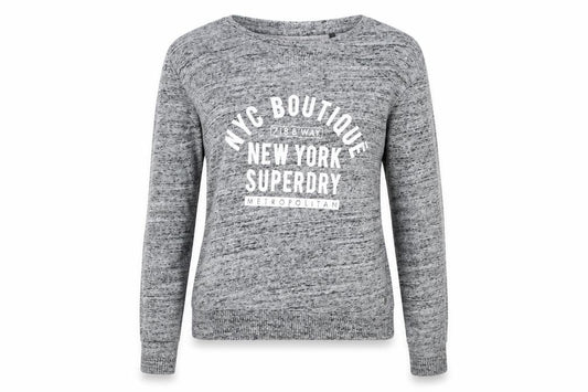 Mens UK S Regular Superdry Grey Pullover Sweatshirt