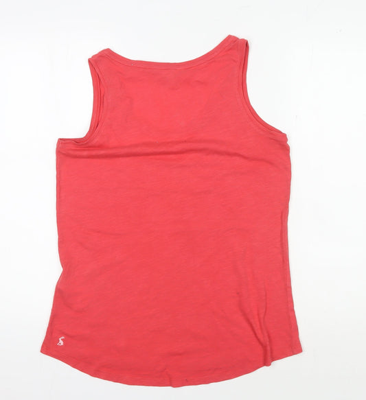 Joules Women's Red Tank Top Size 12 Casual