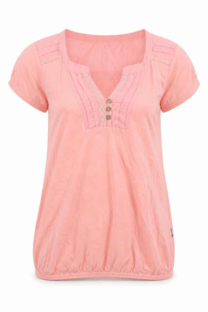Womens UK Size S Trespass Pink 100% Cotton T-Shirt
