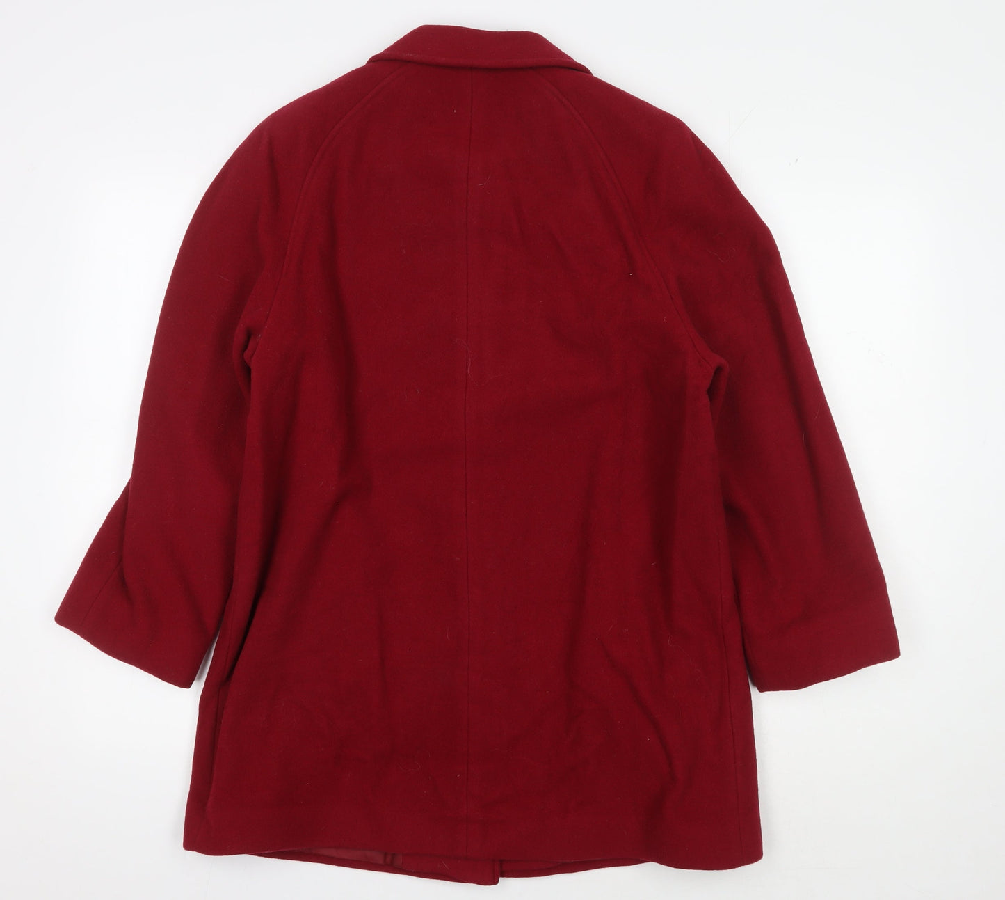 Eastex Women's Red Wool Overcoat Size 12