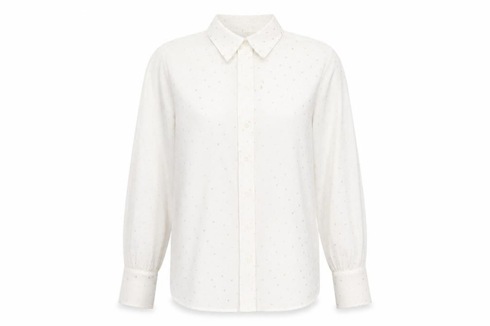 Marks and Spencer Women’s White Button-Up Shirt