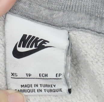Nike Men's Grey XS Graphic Pullover Sweatshirt