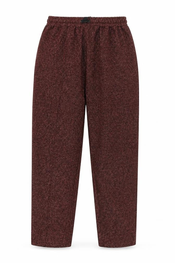 Front view of ASOS Women's Red Trousers, size 12, Elastic Waist