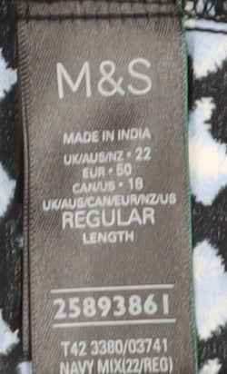 Marks and Spencer Women's Geometric Shift Dress