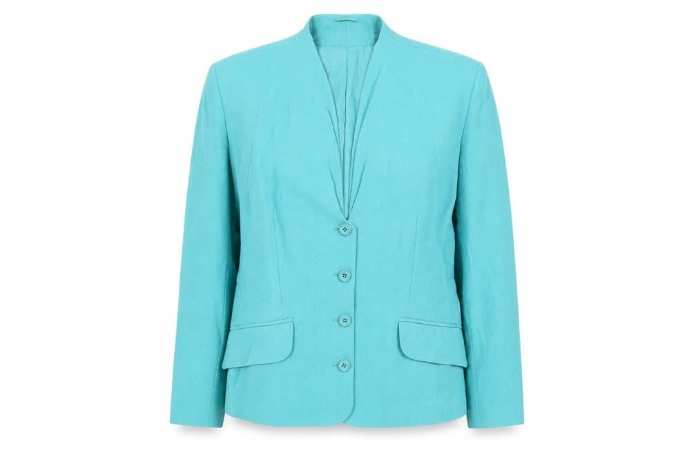 Jacques Vert Green Women's 14 Classic Suit Jacket Lined