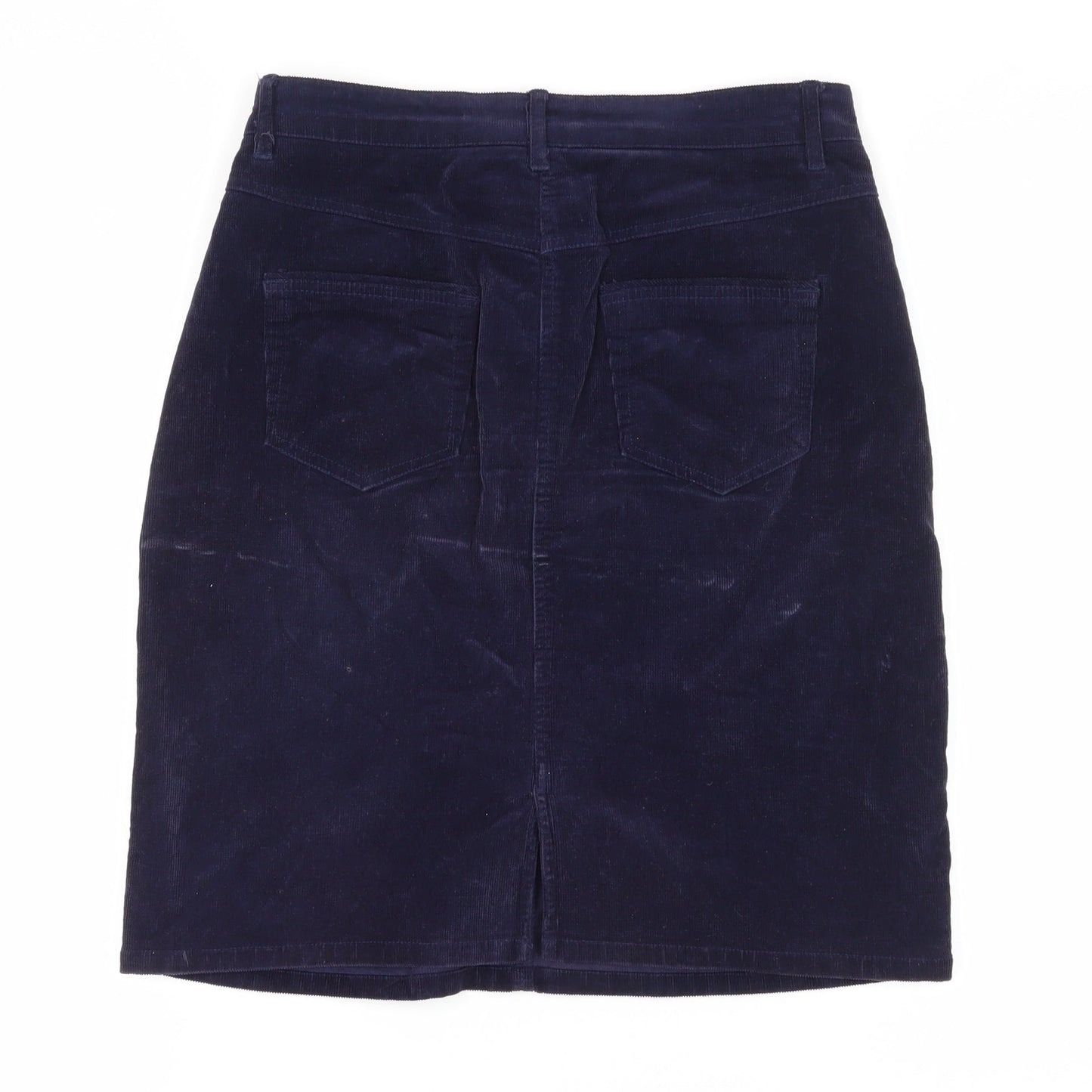 Faithful and True Blue Corduroy Pencil Skirt Size 10