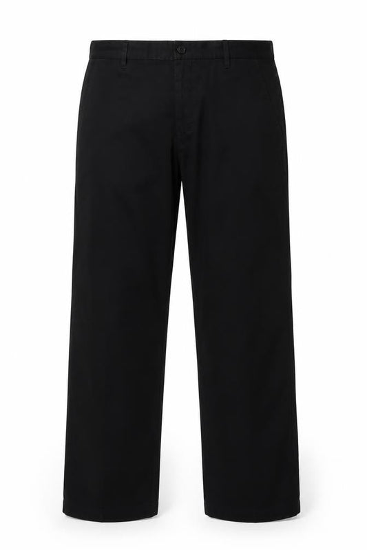 Dunlop Men's Black Regular Fit Trousers, Size 36