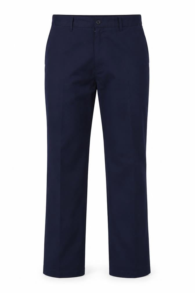 Dunlop Men's Blue Chino Trousers, Size S, 34 in Waist