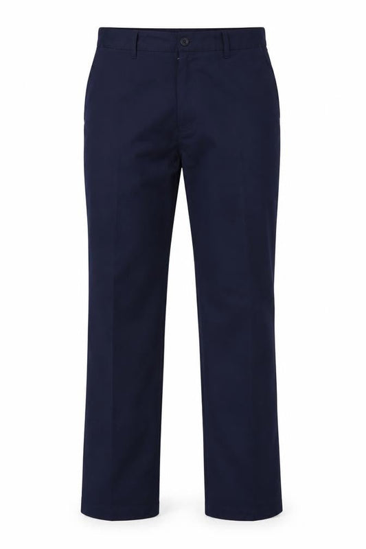 Dunlop Men's Blue Chino Trousers, Size S, 34 in Waist