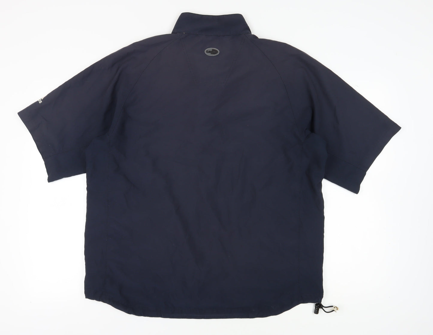 Adidas Men's Navy 1/4 Zip Pullover Top in M