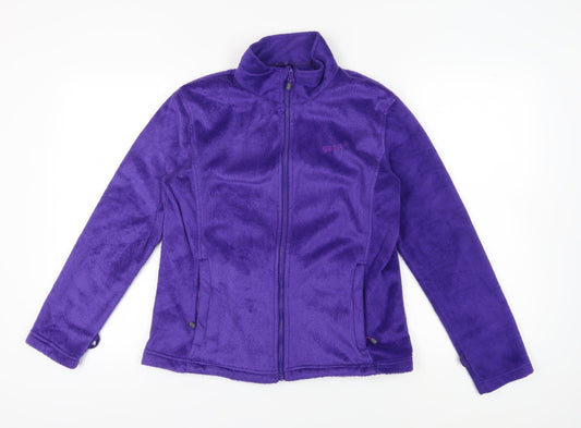 Gelert Women's Purple Fleece Jacket Size 12