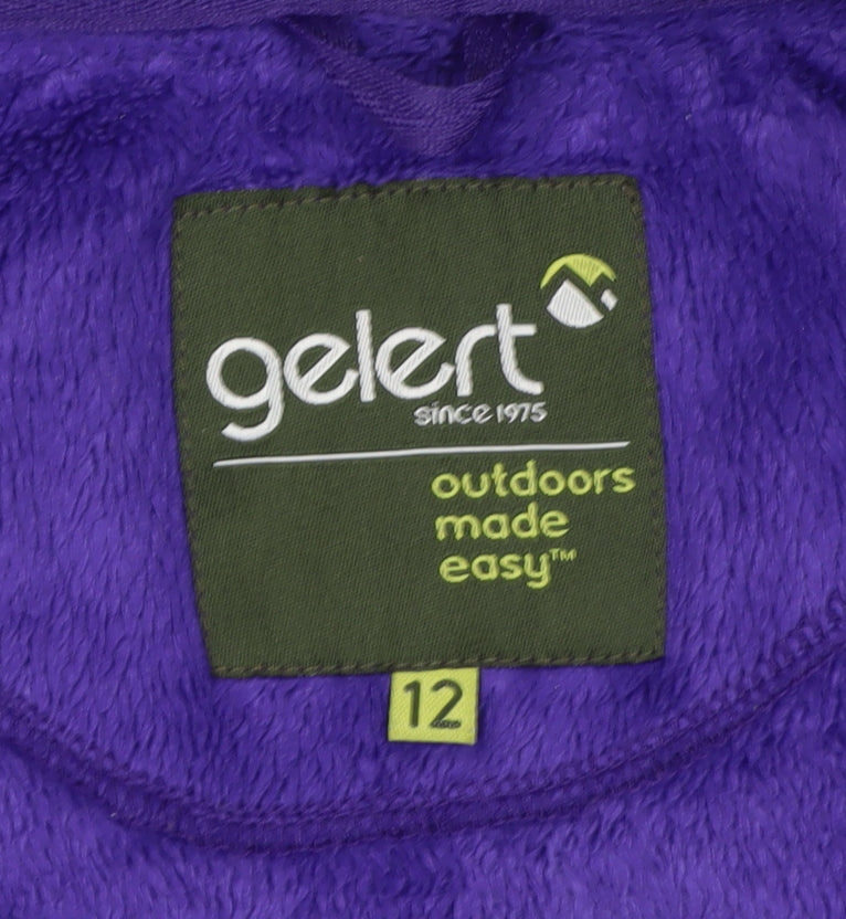 Gelert Women's Purple Fleece Jacket Size 12