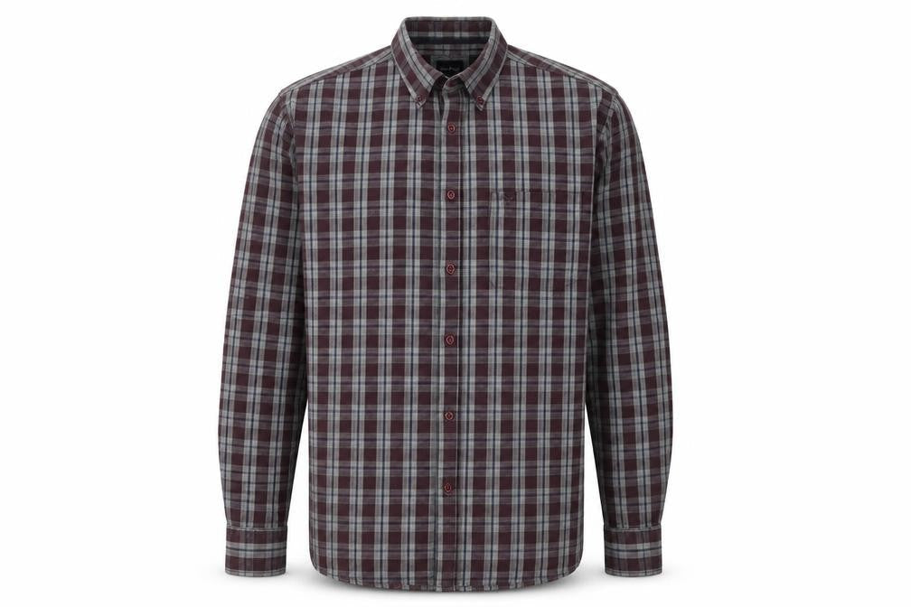 James Pringle Men's Plaid Shirt - L, Multicoloured, Cotton