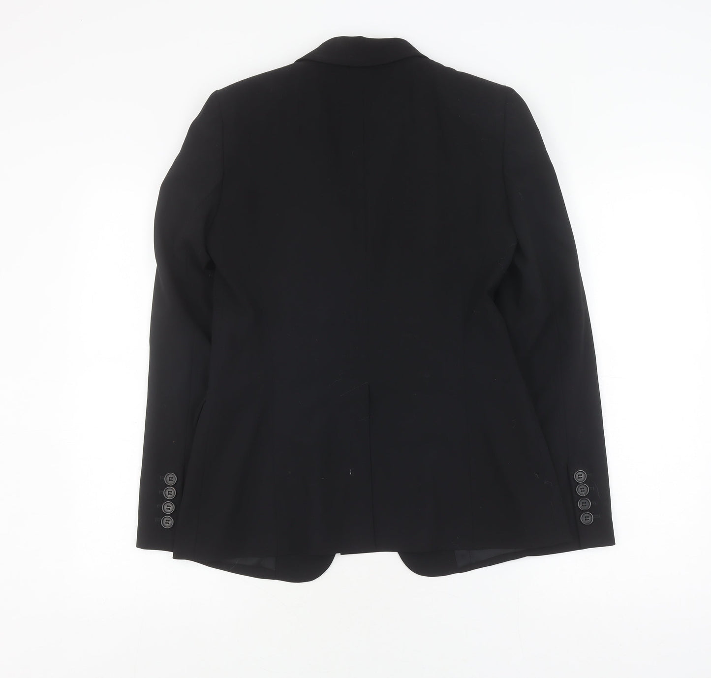 DKNY Women's Black Blazer - Size 4, Slim Fit, Single Breasted