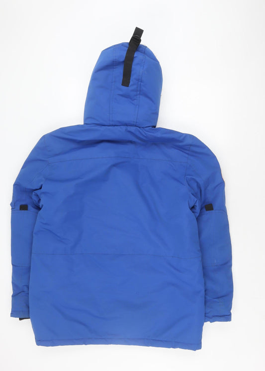 Tokyo Laundry Men's Blue Parka Jacket, Size L