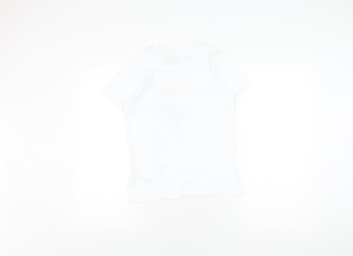 Back view of Trevo boys’ marvel spider-man white t-shirt 9-10 years