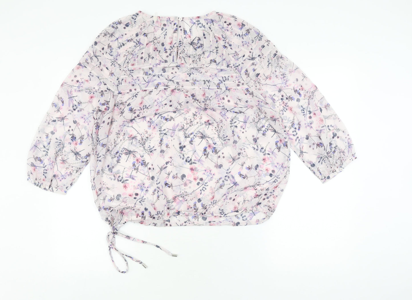 Next Women's Multicoloured Floral Blouse Size 10