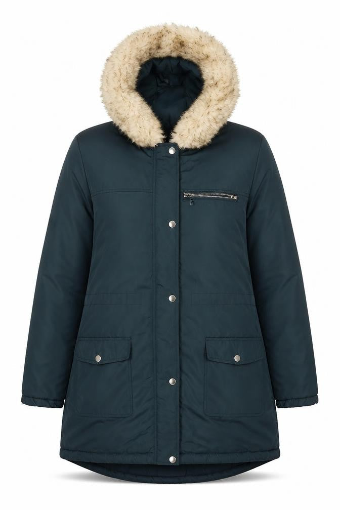 Dorothy Perkins Women's Green Parka Coat UK 12